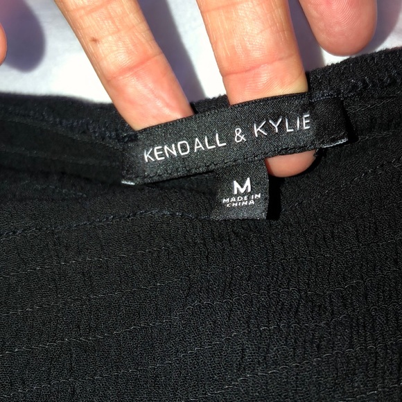 Kendall and Kylie Black Blouse - Picture 2 of 4